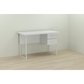 Письменный стол Ferrum-decor Дакота 76x140x60 белый ДСП Белое 32мм