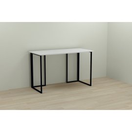 Письменный стол Ferrum-decor Ханна 75x100x60 черный ДСП Белое 16мм
