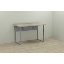 Письменный стол Ferrum-decor Майк 76x100x60 серый ДСП Дуб Сонома 32мм