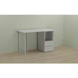 Комп'ютерний стіл Ferrum-decor Отто 75x120x70 білий ДСП Біле 16мм