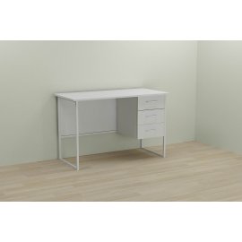 Письменный стол Ferrum-decor Гарри 75x120x60 белый ДСП Белое 16мм