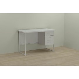Письменный стол Ferrum-decor Гарри 76x140x60 белый ДСП Белое 32мм