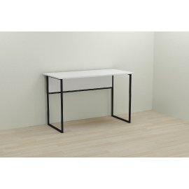 Письменный стол Ferrum-decor Коди 75x140x60 черный ДСП Белое 16мм