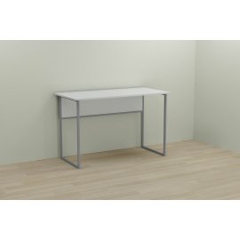 Письменный стол Ferrum-decor Коди 75x140x70 серый ДСП Белое 16мм