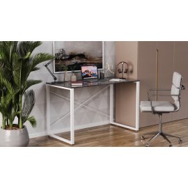 Письмовий стіл Ferrum-decor Серії Конект 75x120x600 білий ДСП Сосна Кембра 16мм (XK00174)