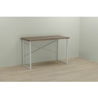 Письмовий стіл Ferrum-decor Дейв 76x100x60 білий ДСП Дуб Сонома Трюфель 32мм