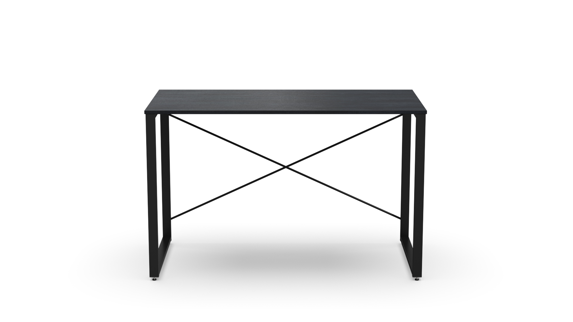 Стіл письмовий Ferrum-decor Серії Конект 75x120x60 Чорний метал ДСП Каштан Арвадонна 16 мм (XK00906)