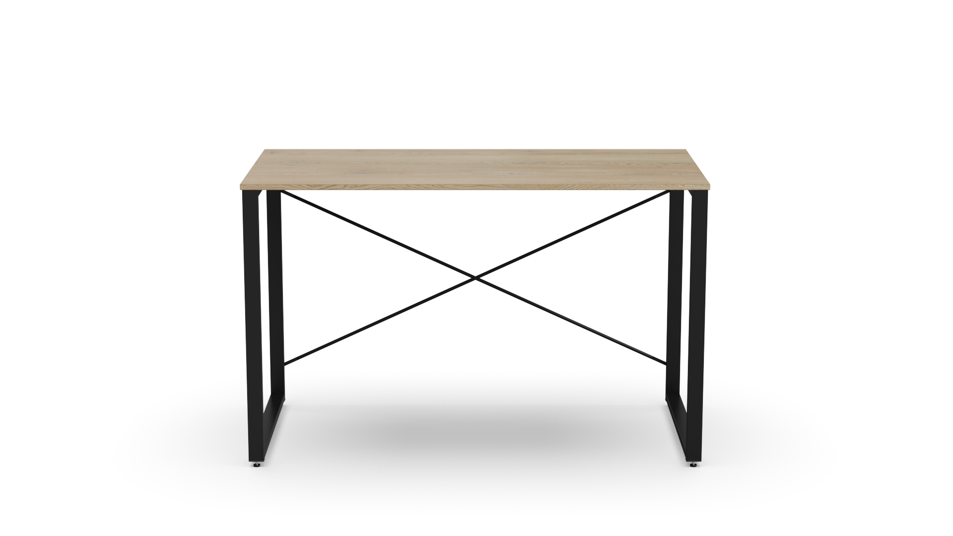 Стіл письмовий Ferrum-decor Серії Конект 75x120x60 Чорний метал ДСП Дуб Кремона Торро 16 мм (XK00912)