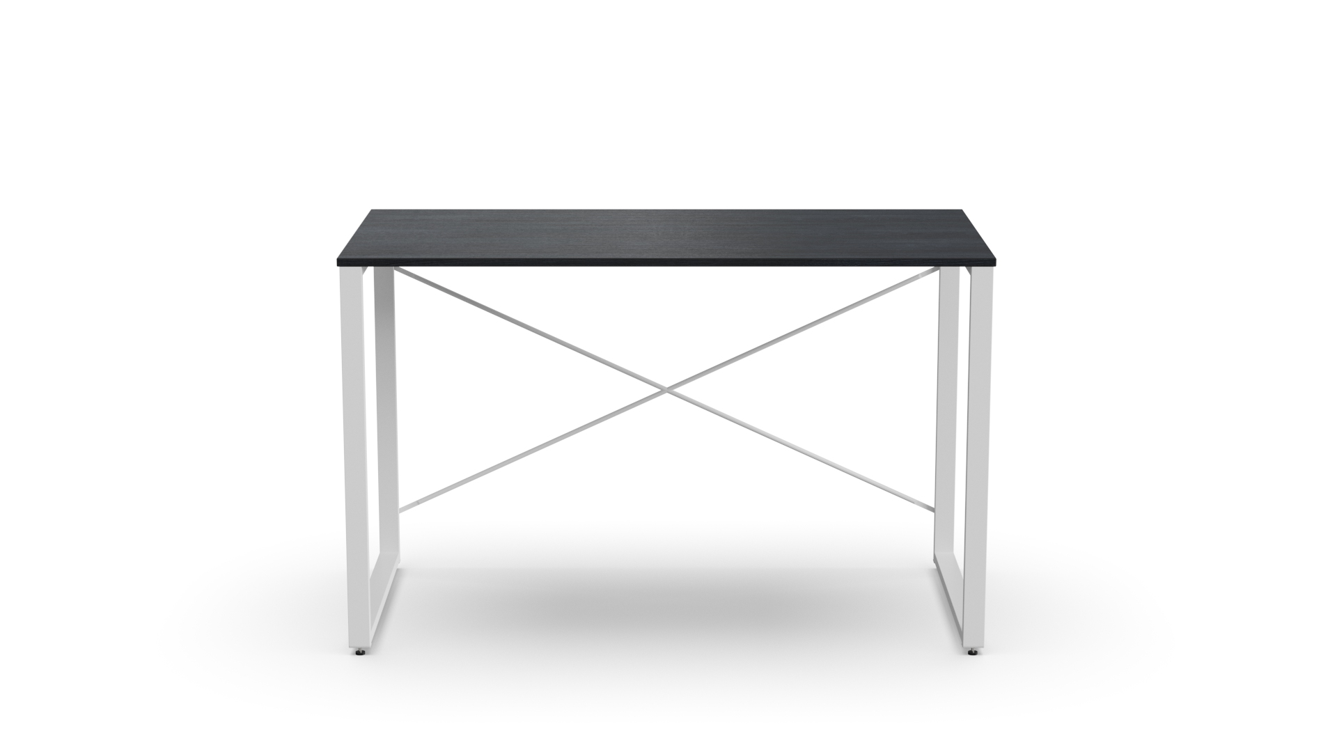 Стіл письмовий Ferrum-decor Серії Конект 75x120x60 Білий метал ДСП Каштан Арвадонна 16 мм (XK00907)